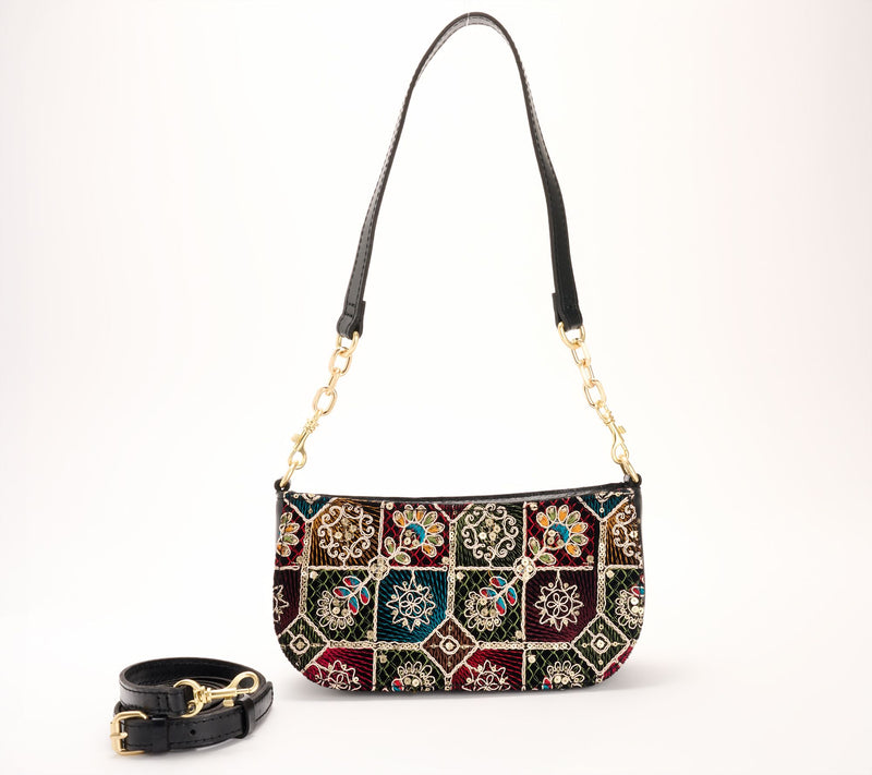 Patricia Nash Sassi Leather Convertible Shoulder Bag — View 11