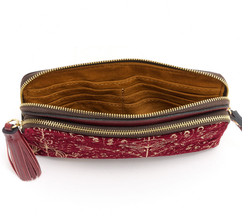 Patricia Nash Titto Embellished Velvet Wristlet — View 3