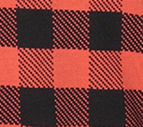 Denim & Co. Regular Buffalo Check So Soft Jersey Henley Tunic — View 2
