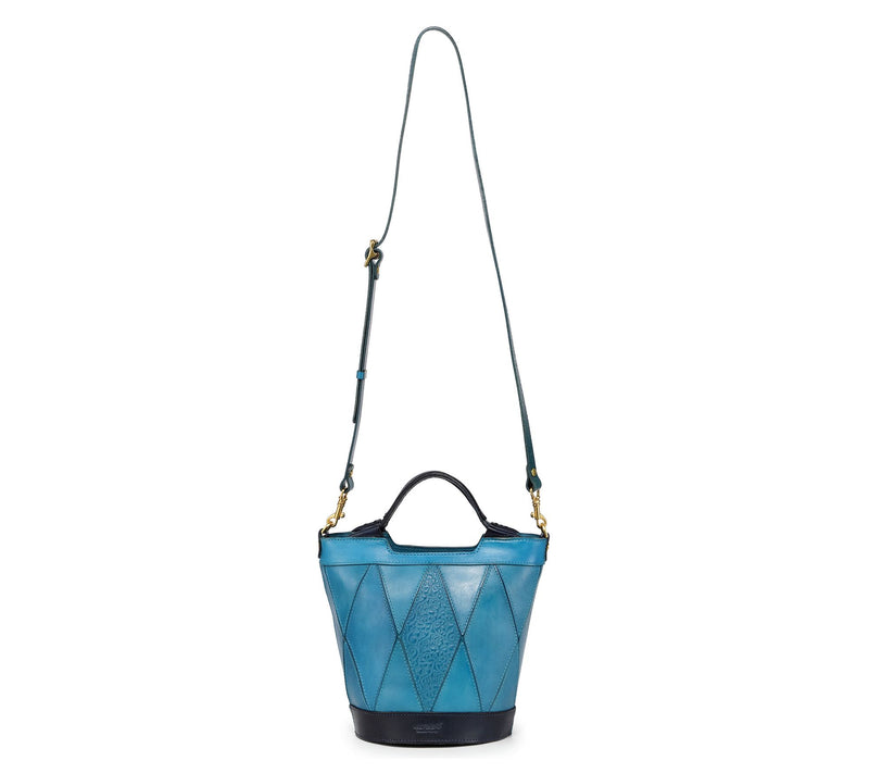 Old Trend Primrose Bucket Leather Top Handle Tote w/ Crossbody — View 8
