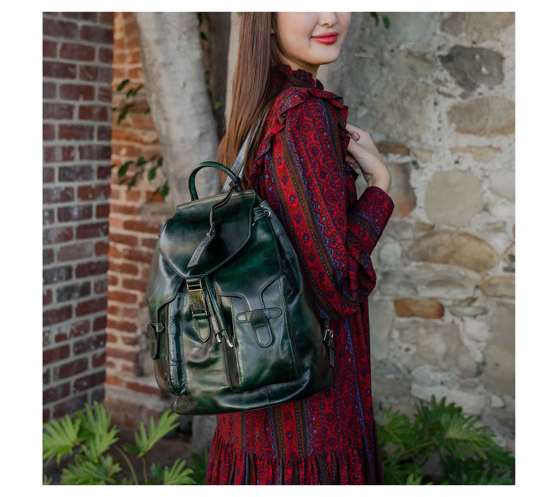 Old Trend Rock Valley Leather Backpack — View 7