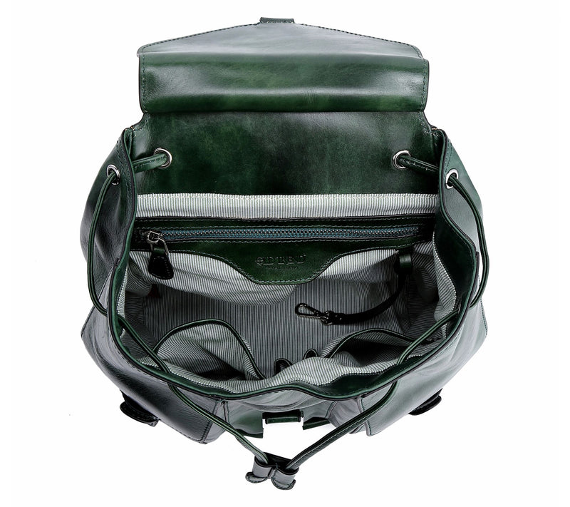 Old Trend Rock Valley Leather Backpack — View 3