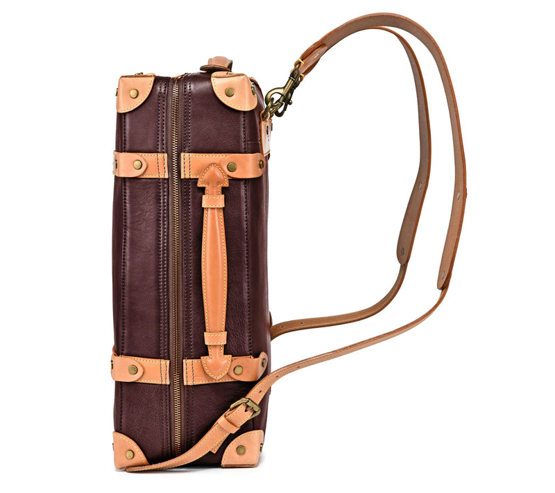 Old Trend Speedwell Trunk Leather Backpack — View 2