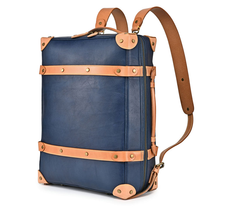 Old Trend Speedwell Trunk Leather Backpack — View 14