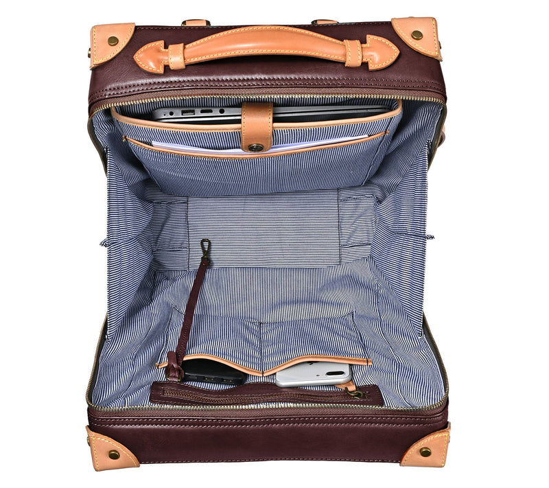 Old Trend Speedwell Trunk Leather Backpack — View 3