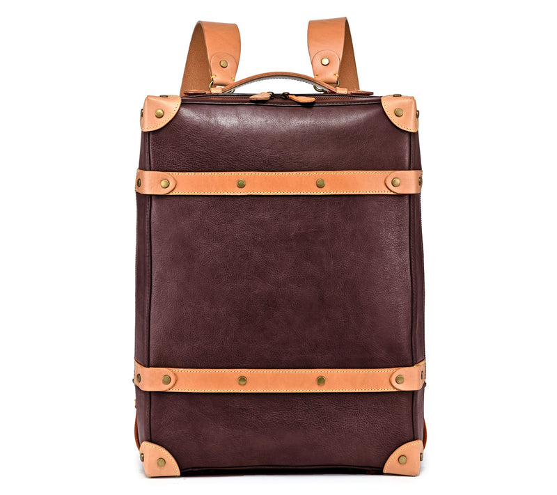 Old Trend Speedwell Trunk Leather Backpack — View 5