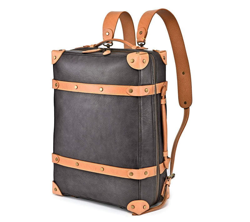 Old Trend Speedwell Trunk Leather Backpack — View 15