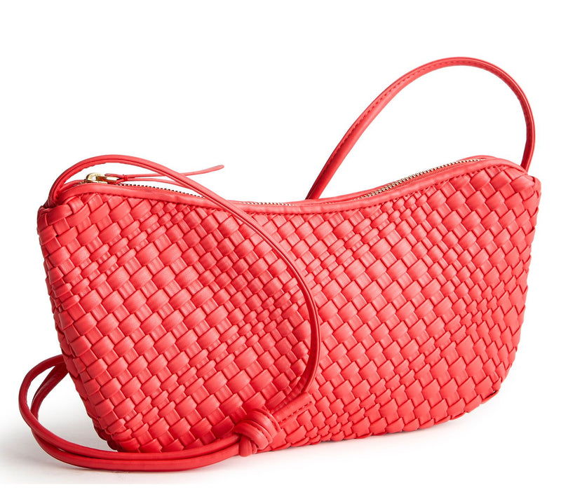 Vera Bradley Springbrook Sling Woven Faux Leather Crossbody — View 6