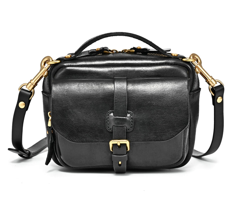 Old Trend Ficus Top Handle Leather Satchel w/ Crossbody Strap — View 7