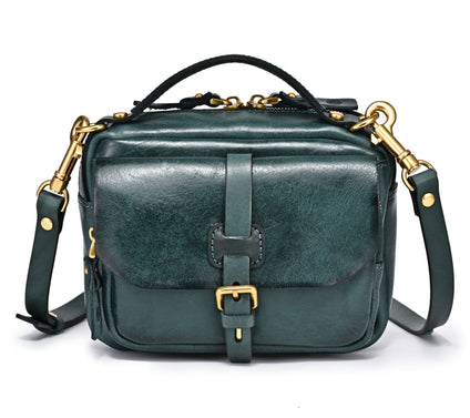 Old Trend Ficus Top Handle Leather Satchel w/ Crossbody Strap