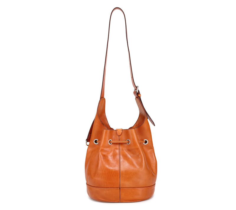 Old Trend Lily Adjustable Shoulder Leather Bucket Bag — View 2