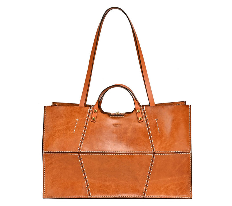 Old Trend Rosa Carryall Double Handle Leather Tote — View 9