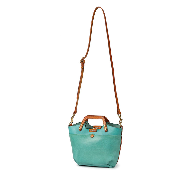 Old Trend Sprout Mini Land Leather Tote with Crossbody Strap — View 7