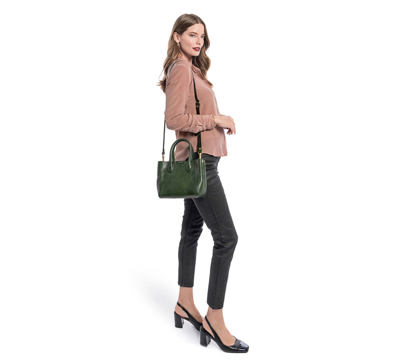 Old Trend Dahlia Convertible Mini Leather Crossbody Tote — View 15