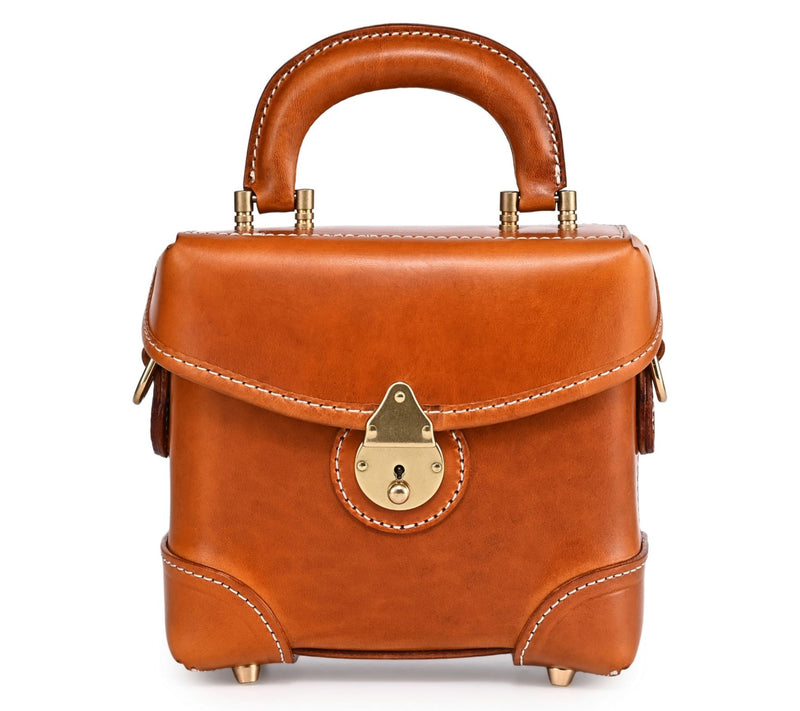Old Trend Azalea Vintage Box Leather Top Handle Crossbody — View 7
