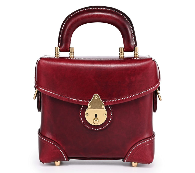 Old Trend Azalea Vintage Box Leather Top Handle Crossbody — View 9