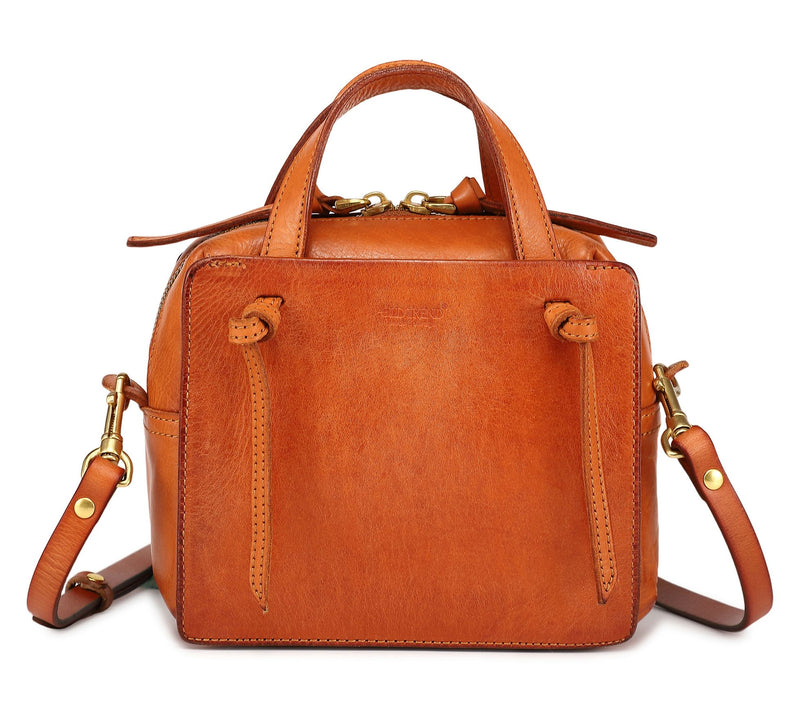 Old Trend Buttercup Mini Leather Top Handle Tote w/ Crossbody — View 15