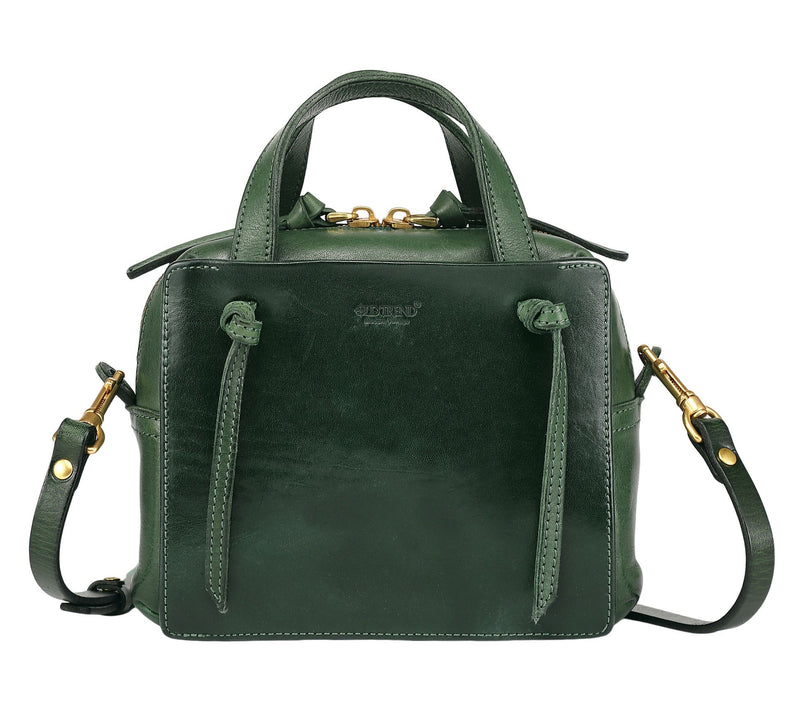 Old Trend Buttercup Mini Leather Top Handle Tote w/ Crossbody — Main view