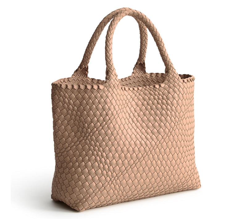 Vera Bradley Small Hathaway Faux Leather WovenTote — View 8