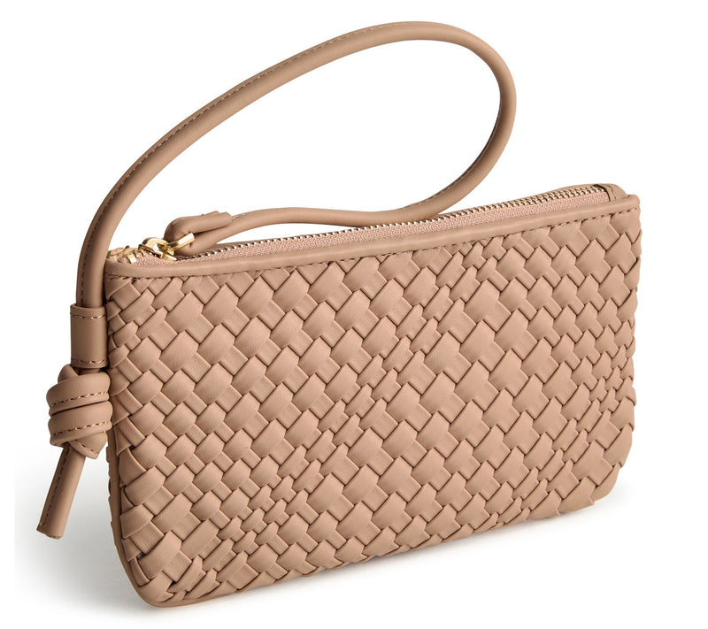 Vera Bradley Knotted Woven Faux Leather Wristle — Main view