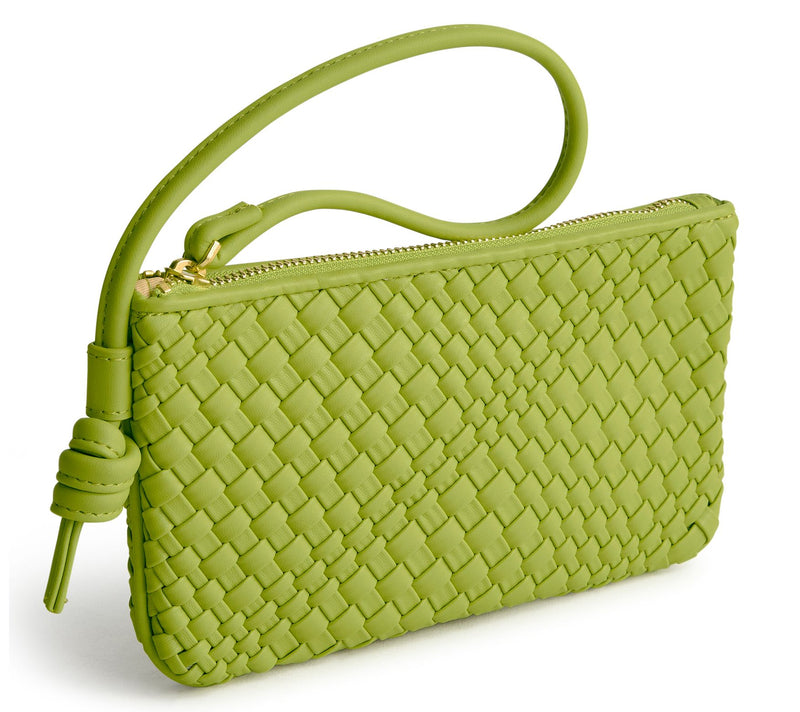 Vera Bradley Knotted Woven Faux Leather Wristle — View 8