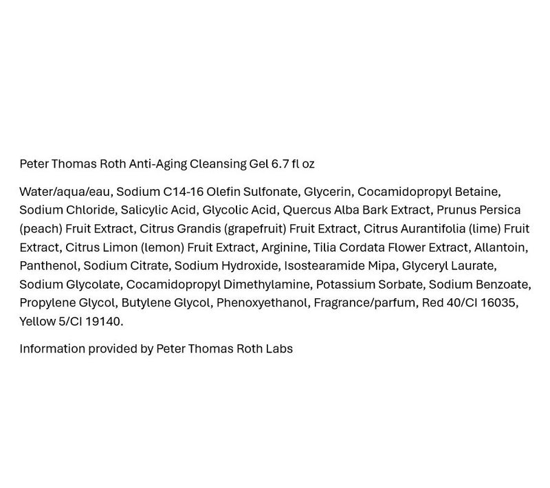 Peter Thomas Roth Anti-Aging Cleansing Gel — View 3