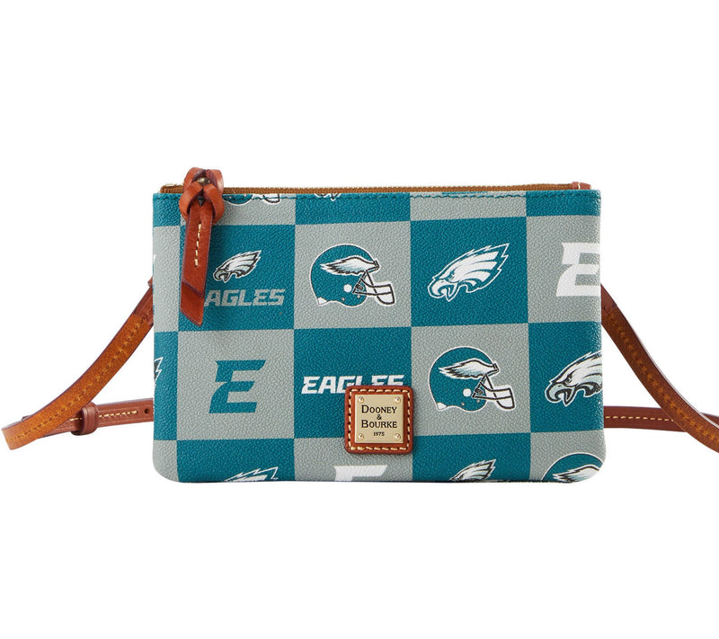 Dooney & Bourke Coated Cotton NFL Top Zip Crossbody — Main view