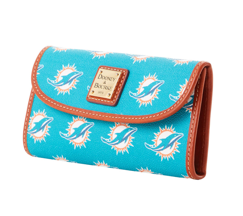 Dooney & Bourke Coated Cotton NFL Continental Clutch — View 2