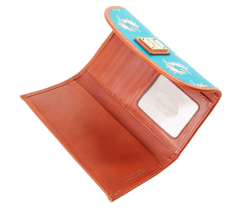 Dooney & Bourke Coated Cotton NFL Continental Clutch — View 3