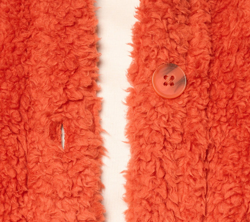 Belle by Kim Gravel Petite SophisticChic Horn Button Sherpa Shacket — View 17