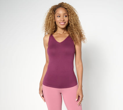 Anybody Intimates_Lycra Seamless Smoothing V-Neck Tank