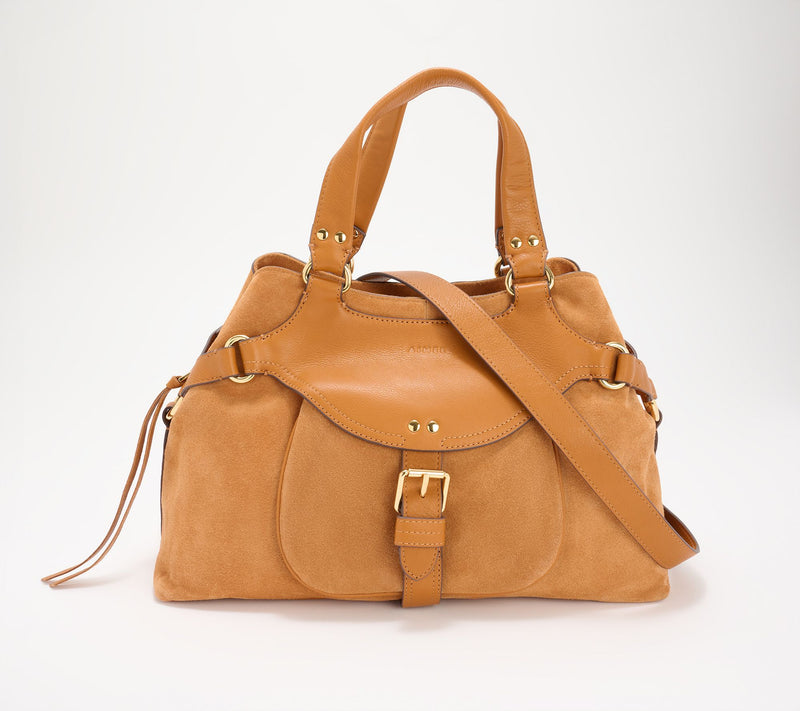 Aimee Kestenberg Dash Large Suede Satchel — Main view