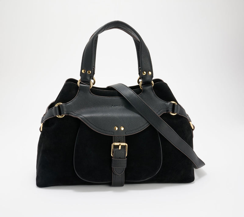Aimee Kestenberg Dash Large Suede Satchel — View 8