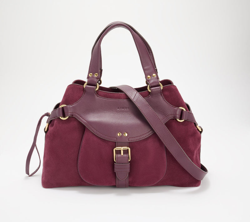 Aimee Kestenberg Dash Large Suede Satchel — View 9