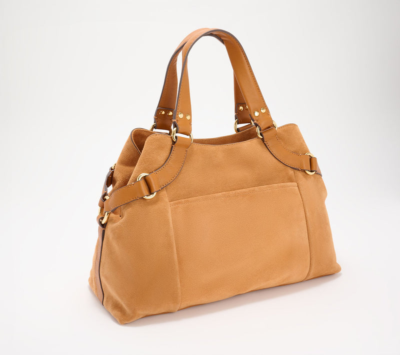 Aimee Kestenberg Dash Large Suede Satchel — View 2