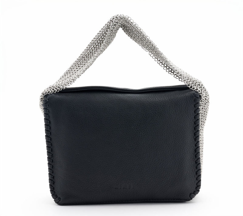 Aimee Kestenberg Chain-Mail Leather Top Handle Bag — View 8