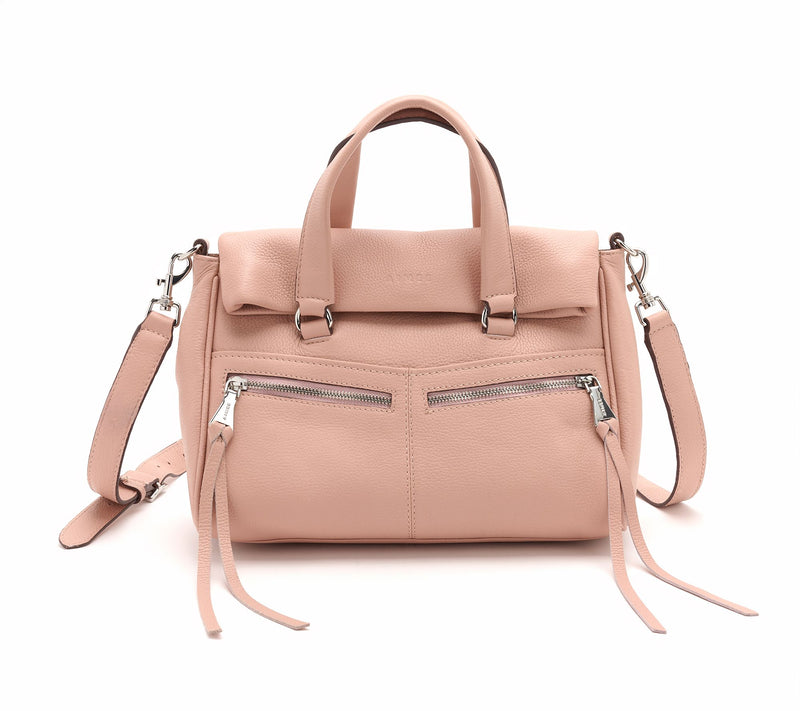 Aimee Kestenberg Coral Double Entry Leather Satchel — View 12