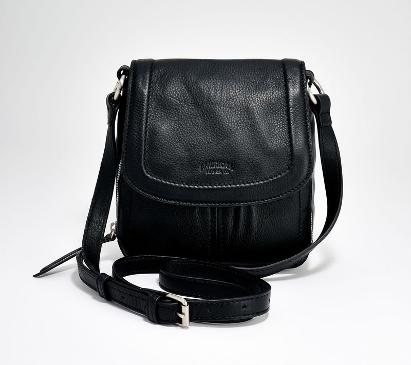 American Leather Co. Marino Leather North/South Crossbody — View 12