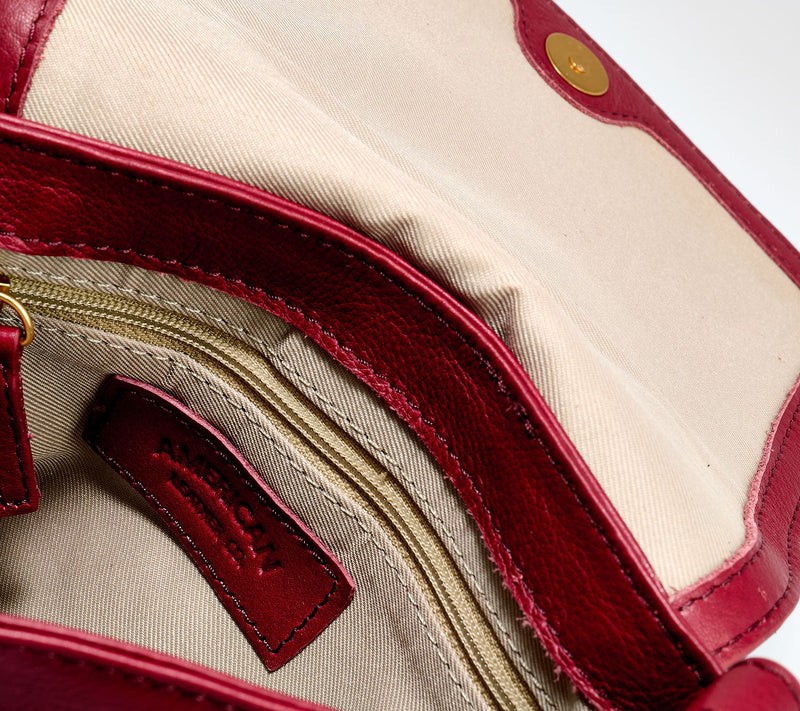 American Leather Co. Marino Leather North/South Crossbody — View 4