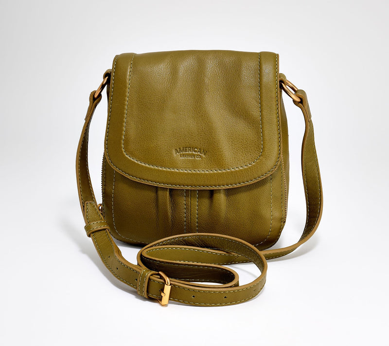 American Leather Co. Marino Leather North/South Crossbody — View 16