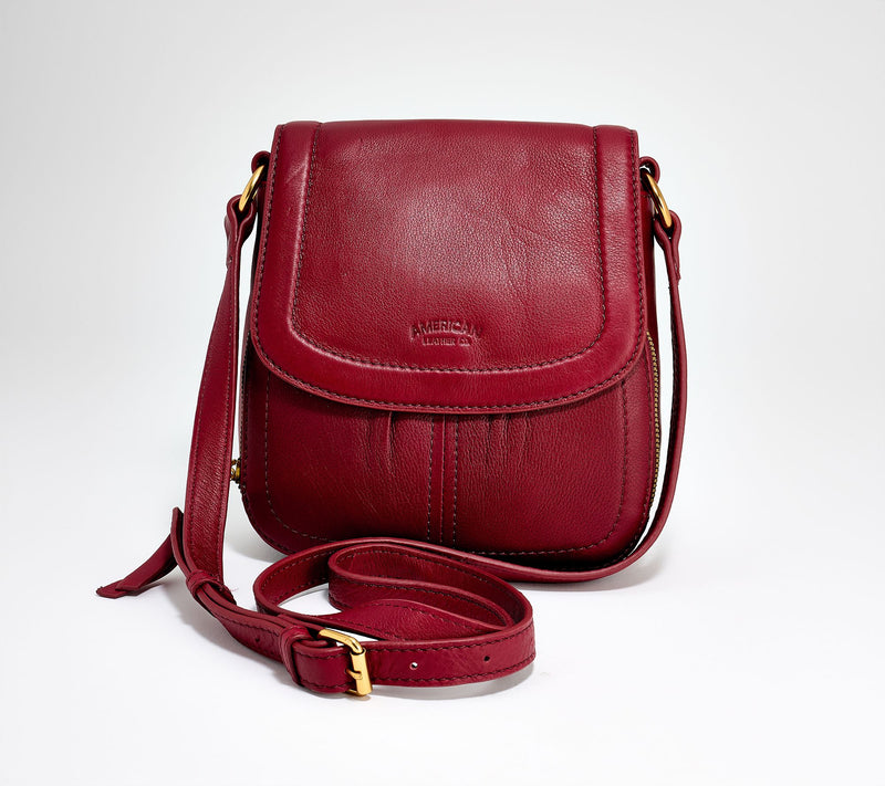 American Leather Co. Marino Leather North/South Crossbody — View 18