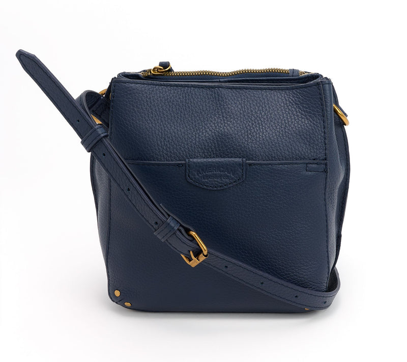 American Leather Co. Cindy Leather Triple Entry Crossbody — View 12