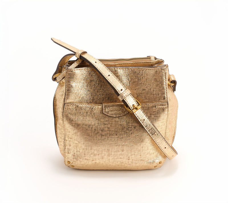 American Leather Co. Cindy Leather Triple Entry Crossbody — View 28