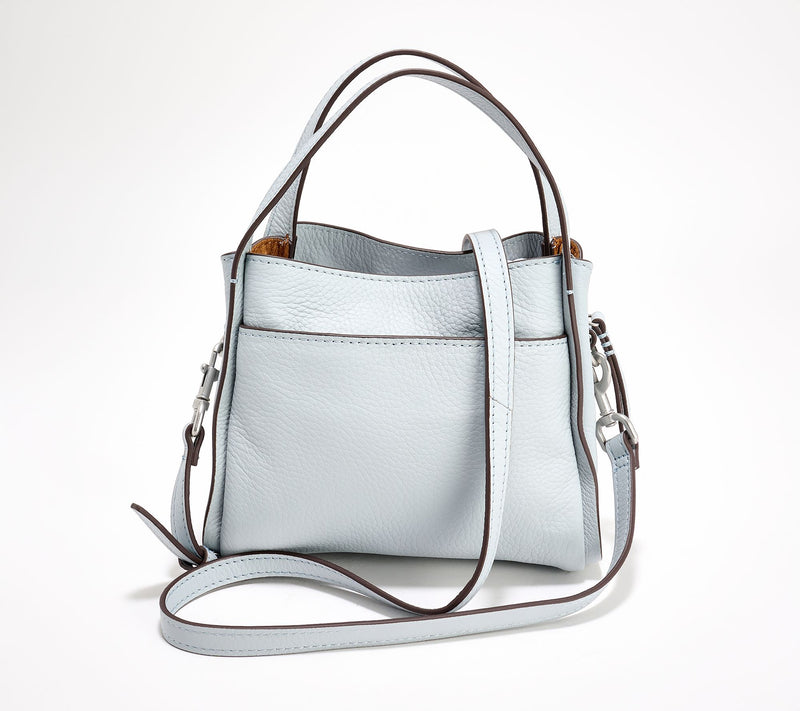 American Leather Co. Auburn Mini Leather Crossbody — View 25