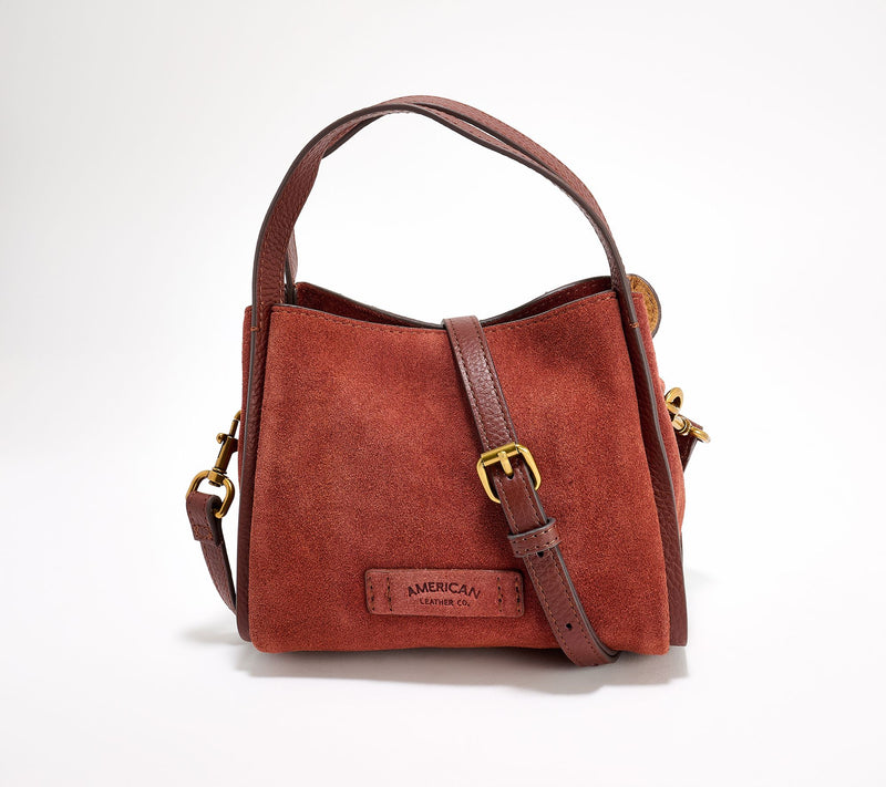 American Leather Co. Auburn Mini Leather Crossbody — View 5