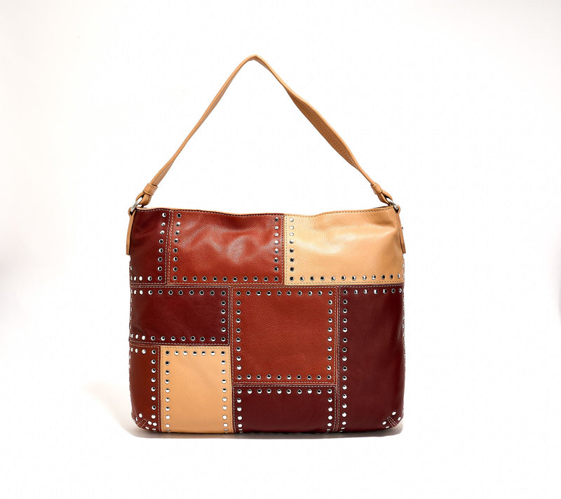 American Leather Co. Mittie Ziptop Leather Hobo — View 11