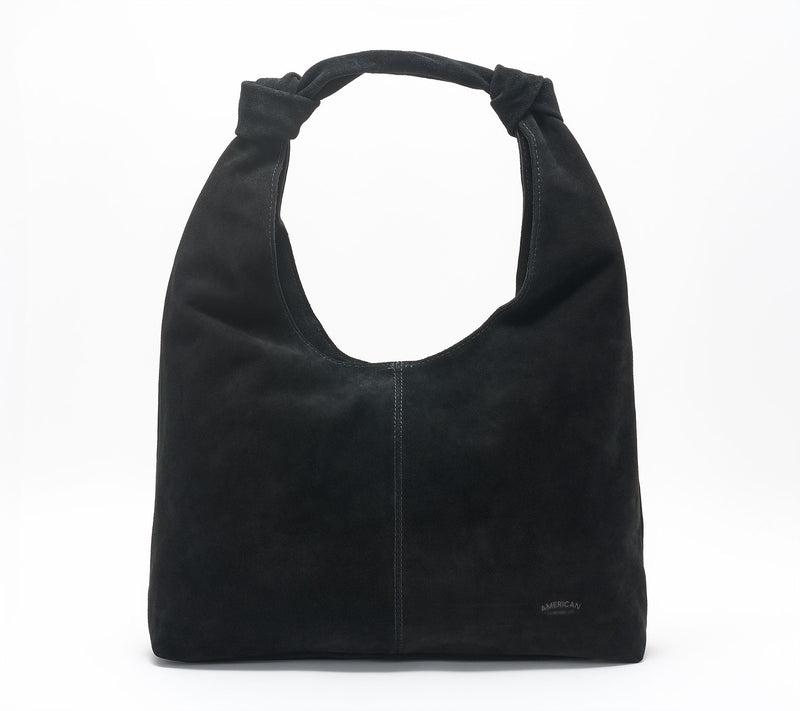 American Leather Co. Gables Suede Hobo — View 13