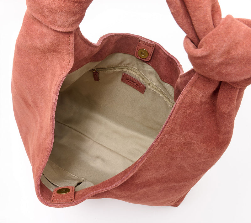 American Leather Co. Gables Suede Hobo — View 3