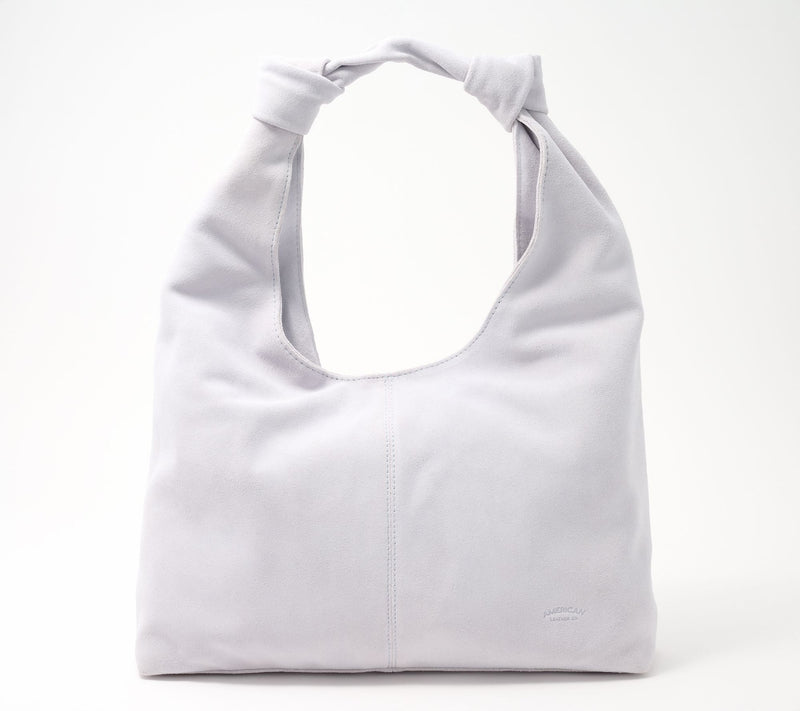 American Leather Co. Gables Suede Hobo — View 17