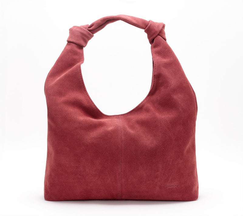 American Leather Co. Gables Suede Hobo — View 19